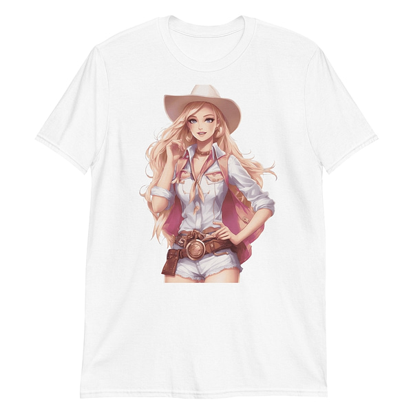 Anime Cowgirl Unisex T-Shirt